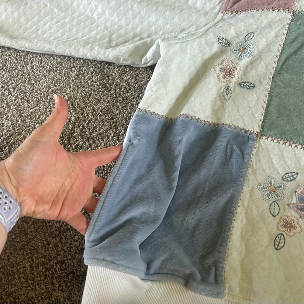 [Alfred Dunner] Colorblock Quilted Sweater - Picture 7 of 8